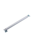 Automatic Door Closer With Aluminum Alloy Body, Soft Close and Adjustable Closing, galvanized tie rod, side view