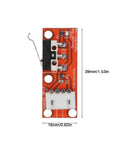 Endstop Limit Switch For 3D Printer And CNC With 70Cm 27.6In 22Awg Cable RAMPS 1.4 Arduino Mega Compatible, top view