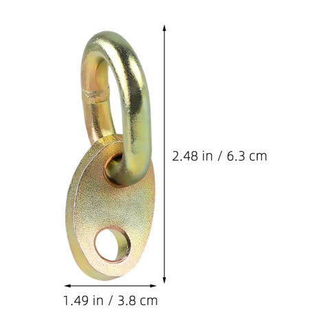 Top Tier Engine Lift Bracket Set With Durable Aluminum Alloy Build And Smart Design For Easy Garage Engine Hoisting Tasks That Make Lifting Heavy Engines A Breeze For Every Cool Mechanic, featuring gold color hook and mounting plate.