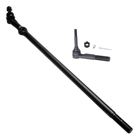 9 Piece Front Suspension Kit For 2005-2016 Ford F-250 F-350 Super Duty 4WD Beefed Up Upper And Lower Ball Joints, Drag Link At Pitman Arm, Adjustment Sleeve, And All Necessary Components. drag link and tie rod end with hardware