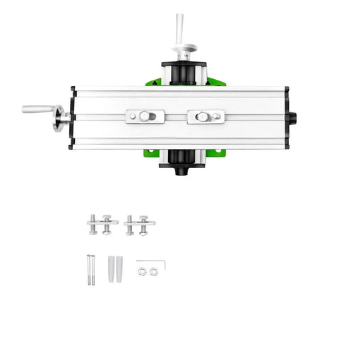 Mini Multifunctional Metal Lathe Machine With Adjustable Cross Slide Compound Table top view showing precision controls and components.
