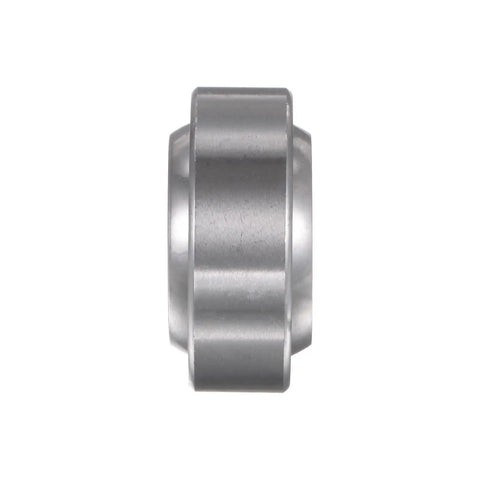 Ge17C Sealed Spherical Plain Bearing 17mm X 30mm X 14mm side view showing corrosion resistant steel and bronze build.