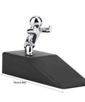 Door Stopper Wedge Keeps Doors Open Safely, Prevents Slams And Pinched Fingers For Kids And Pets, Heavy Duty Zinc Alloy Figure