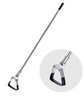 Garden Hoe With Three Height Adjustable Long Handle 55.9 Inch Stainless Steel Heavy Duty Scuffle Hoe With Ergonomic Grip