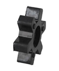 Urethane Spider Insert For L-Jaw Couplings, Heavy-Duty Center Block With Flexible Torque Support, 2.5 In OD By 0.6 In Thick, Black