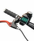 Handlebar with Portable Throttle Voltmeter For Electric Bikes And Scooters, Digital Voltage Display From 12V To 99V, Locking Mount