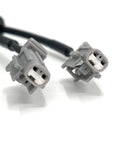 Premium Garage Approved Pair Of Front Abs Wheel Speed Sensors For 2008-2014 Nissan Rogue And 2007-2013 Nissan X Trail 2.5L connectors