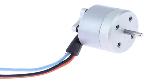 4300KV Brushless Drone Motor 1104 Quadcopter Propulsion Unit shown with wiring and metal casing suitable for FPV Racing Drones
