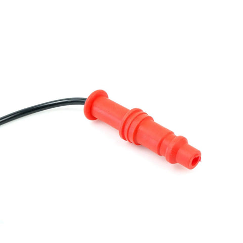 Close-up of red CDI Box Ignition Coil from Spark Plug Kit for Ranger 400 500 Sportsman 400 500 Hawkeye 400 ATV