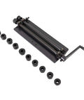 18 Inch Bead Roller Kit For Sheet Metal Fabrication with Six Dies, heavy-duty carbon steel, showing roller and dies arrangement