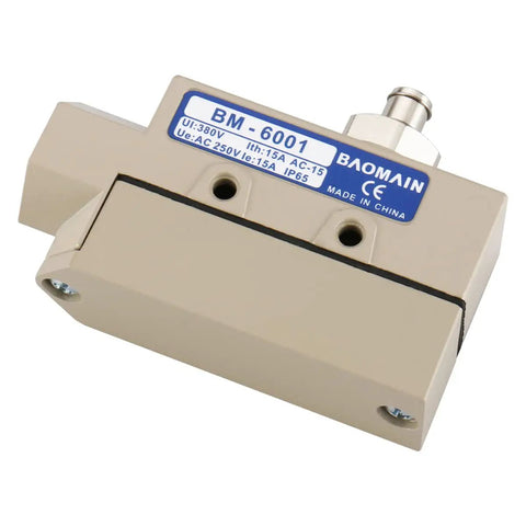 Heavy Duty Sealed Limit Switch Pack Of 2 With 1NO 1NC SPDT Micro Switches 15A 250VAC IP65 Waterproof Plunger