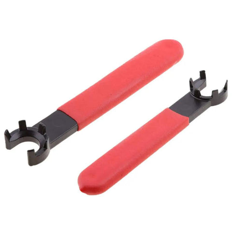 Two Pack ER16 ER20 M Type Collet Chuck Wrench Spanner With Anti Slip Handle for ER16M ER20M Lathe Clamping Nut