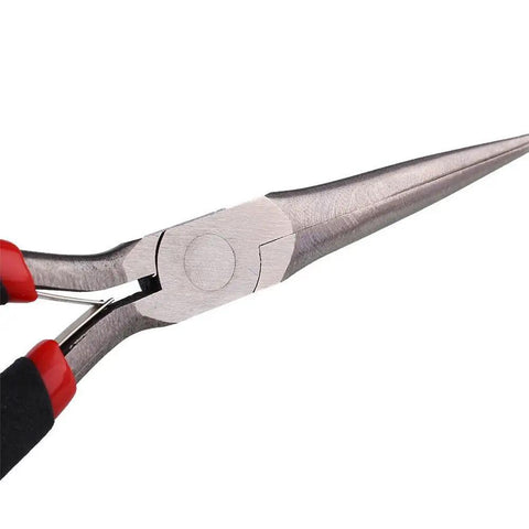 Two Pack Extra Long Needle Nose Pliers For Precision Wire Work Six Inch Long Nose Pliers Handy For Electronics Repair Computers And Gardening Tools Durable Carbon Steel With PVC Handle For Fine Detail Tasks