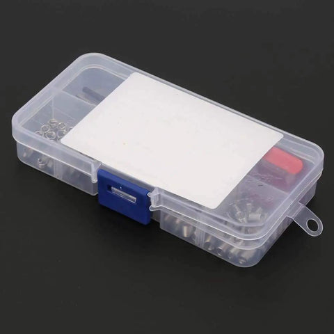 105 Piece Stainless Steel Threaded Inserts Repair Kit Helicoil Style Wire Inserts Installation Set DIY Friendly For Aluminum And Other Metals M4 X 0.7 Thread Size Includes Easy Install Tools in a clear plastic box