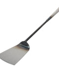 Long Handle Gutter Cleaning Shovel Set 4 Pack Sifting Shovels For Household Cleaning Tools with steel blade, side view.