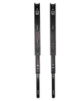 Full Extension 16 Inch Drawer Slides With Quiet Operation Heavy Duty Cabinet Rails Perfect For Dressers And Kitchen Cabinets Smooth Glide Durable Steel Hardware 2 Pack, black steel pair