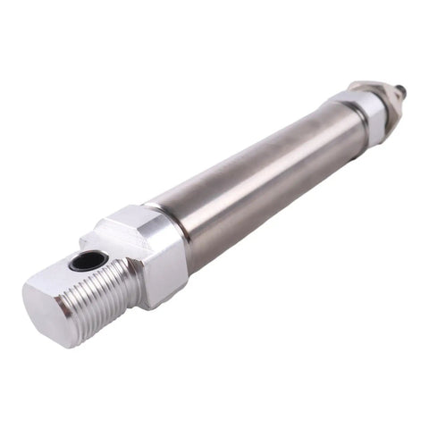 Double Acting Pneumatic Cylinder DSNU 25mm Bore 80mm Stroke PPV A 19247 Industrial Air Cylinder close-up