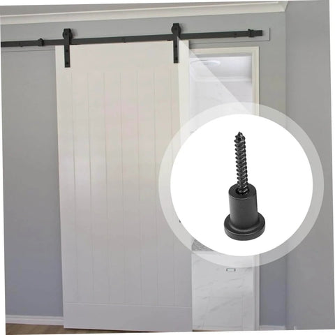 Barn Door Track Hardware Kit With Carbon Steel Pulleys And Spacers, DIY Friendly Install, Stoppers Included, Heavy Duty Sliding Door Accessory For Smooth, Quiet Operation And Easy Adjustments