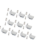 Heavy Duty Aluminum Shelf Brackets For 2020 3030 4040 T Slot Extrusions Durable Stable Wall Mount Supports with screws and fittings