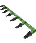 Beefy Bucket Tooth Bar For Tractor And Skid Steer Loader Bolt On No Drill Install 4560 Lbs Capacity 7 Replaceable Teeth Alloy