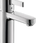 Modern Upgrade Easy Clean Single Handle 6 Inch Tall Bathroom Sink Faucet In Chrome For One Hole Or Three Hole Counter Config With Solid Brass Construction And Smooth Chrome Finish