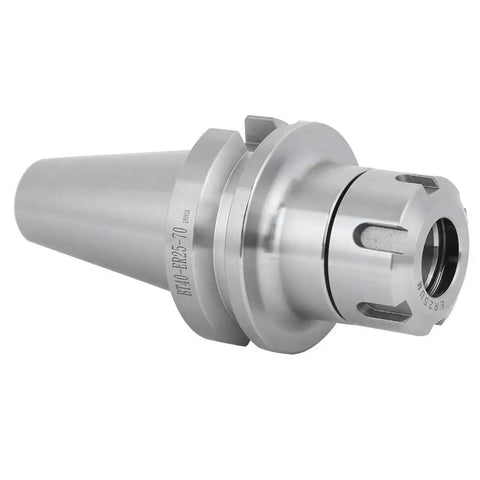 ER25 70 Collet Chuck Tool Holder For CNC Lathe And Milling Machines, Alloy Steel 40Cr, side view of high precision tool holder