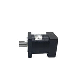 Planetary Gearbox For Stepper Motor Reducer With Beefy 86Mm Housing And Multiple Ratios 3 To 1 5 To 1 10 To 1 Shaft Options 14Mm Or 16Mm Input And A Half Inch Shaft For Easy Mounting, side view
