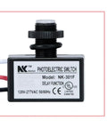 Dusk To Dawn Photoelectric Sensor Switch For Outdoor Lighting, Flush Mount Photocell 120-277V, Auto On Auto Off, 2 Pack
