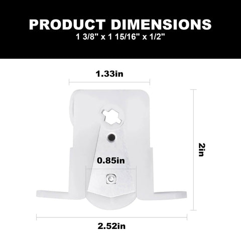 Sliding Screen Door Roller Set 2 Pack Replacement Wheels For Part 1274104 Before 1991 Windows Gliding Patio Doors dimensions