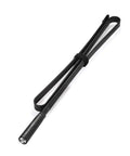 Folded Dual Band Ham Radio Antenna compatible with Wouxun Baofeng 42.5 Inch, 136-520MHz, SMA Female, shown coiled. Visible SMA female connector.
