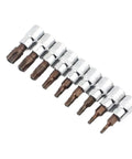 Heavy Duty Torx T10 To T50 Star Pentalobe Screwdriver Bit Set With 1/4 Inch Drive Cr-V Steel Socket Bits For Tough Repairs And Lock Rusted Jobs Plus Anti Rust Coating For Long Lasting Use, set of Torx bits
