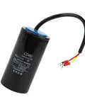 Power Up Start Capacitor For Water Pumps And Industrial Motors 450V 300uF Film Type Plastic Case Double Pin Durable Motor Start Component For Pumps And Equipment 50 By 100 Mm black capacitor with wire leads