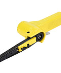 Yellow Pneumatic Belt Sander Polisher For Grindin Welding Parts Burr Bustin And Chamferin With Quick Belt Change System