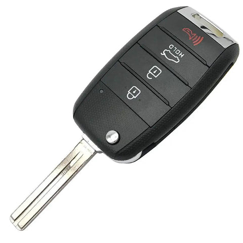 Kia 4 Button Folding Key Fob Shell Replacement Case For Optima Sorento Sportage Rio Soul Forte Carens No Circuit Board Inside