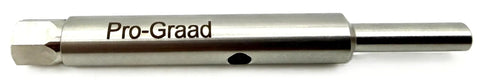 Side view of Long Reach Four Inch Heavy Duty Collet Extension Tool With Carbide Burr And Bit Holder For Die Grinder Built To Hit Those Tight Spots In Engine Ports Precision Grinding Auto And Industrial Jobs.