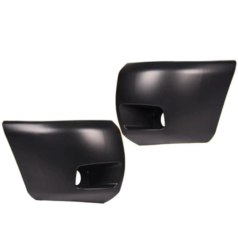 Dope Primered Black Front Bumper End Cap Kit For Chevy Silverado 1500 Models From 2007 To 2013 Pair Covers Driver Passenger Side Replacement Car Parts, primered pair