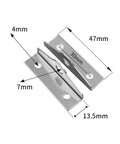 Dimensions of Built Tough 304 Stainless Steel Padlock Set With 90 Degree Eyelet Latch For Indoor Outdoor Use So You Can Lock