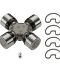 Hot Rod Ready 2X U-Joint Kit For Front Driveshaft At Axle Fits Dodge Ram 2500 3500 And Durango With Killer Durability And Smooth Shifting Performance For Heavy Duty Truck Owners Who Want Rock Solid Parts. steel U-joint with clips and grease fitting