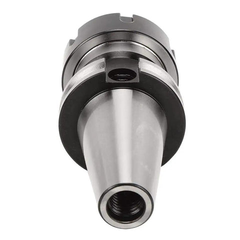 Front view of CAT40 ER40 80 CNC Tool Holder Lathe Collet Chuck Built To Last No Frills Precision Machining with US Standard Accuracy.