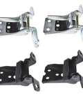 Bad Boy Set Of Four Heavy Duty Front Door Hinges Upper And Lower For Classic Ford Pickup Rigs with metallic and black finishes.