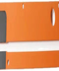 Universal Throat Plate Insert For Table Saws Replacement For R4513 orange and black insert with oval cutout