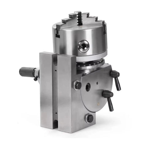 Killer Durable Semi Universal Dividing Head For Milling Machine With 5 Inch 3 Jaw Chuck, precision rotary table, heavy duty design.