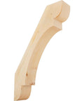Olympic Rough Sawn Knee Brace In Douglas Fir Six Inch Wide By Twenty Four Inch Deep By Thirty Six Inch High Handcrafted Timber Accent