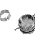 Close-up of Stainless Steel Watch Movement Base Holder Kit With Precision Adjustment Tool for 2824 2671 3135 8500 3100 7750 2000 Movements.