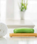 Bamboo Shower Bench With Shelf And Free Soap Dish For Spa Like Bathrooms No Fuss Easy Set Up 19 Inch Waterproof Bath Seat And Stool