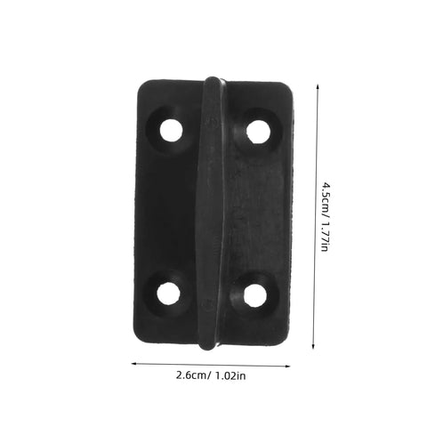 Four Piece Sliding Barn Door Floor Guide Kit For Quiet Low Profile Hardware With Easy Install Stable Positioning No Wobble Smooth Glide Noise Reduction And Secure Lockdown For Interior Doors