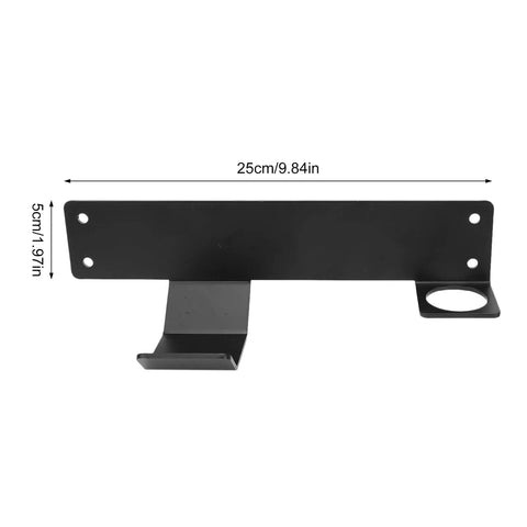 Wall Mounted Jack Stand For Garage And Workshop In Industrial Grade Steel, Heavy Duty Car Jack Holder With Reinforced Hook And Protective Coating