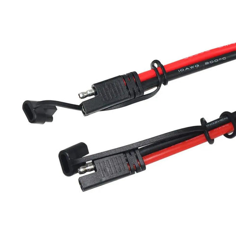 KickAss 10Awg SAE Extension Cable Slick Dc Power Cord Superflex Silicone Wire with secure SAE plugs and durable construction.