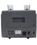 Back view of Heavy Duty Automatic Money Counter Machine For Mixed Denominations with USB and power ports.