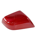 Fresh Red Right Side Front Side Mirror Lower Bottom Cover Cap For Tesla Model 3 2017 To 2021 Tight Aftermarket Replacement Wing Mirror Trim Parts, angled view.